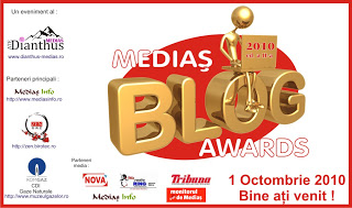 Lista câştigătorilor la Mediaş Blog Awards 2010
