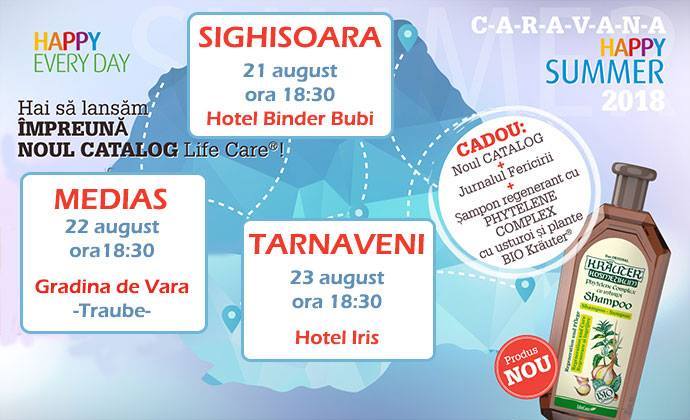 Caravana Happy Days va ajunge miercuri la Mediaș
