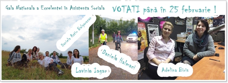 Votați oameni dragi la Gala Națională a Excelenței în Asistență Socială !